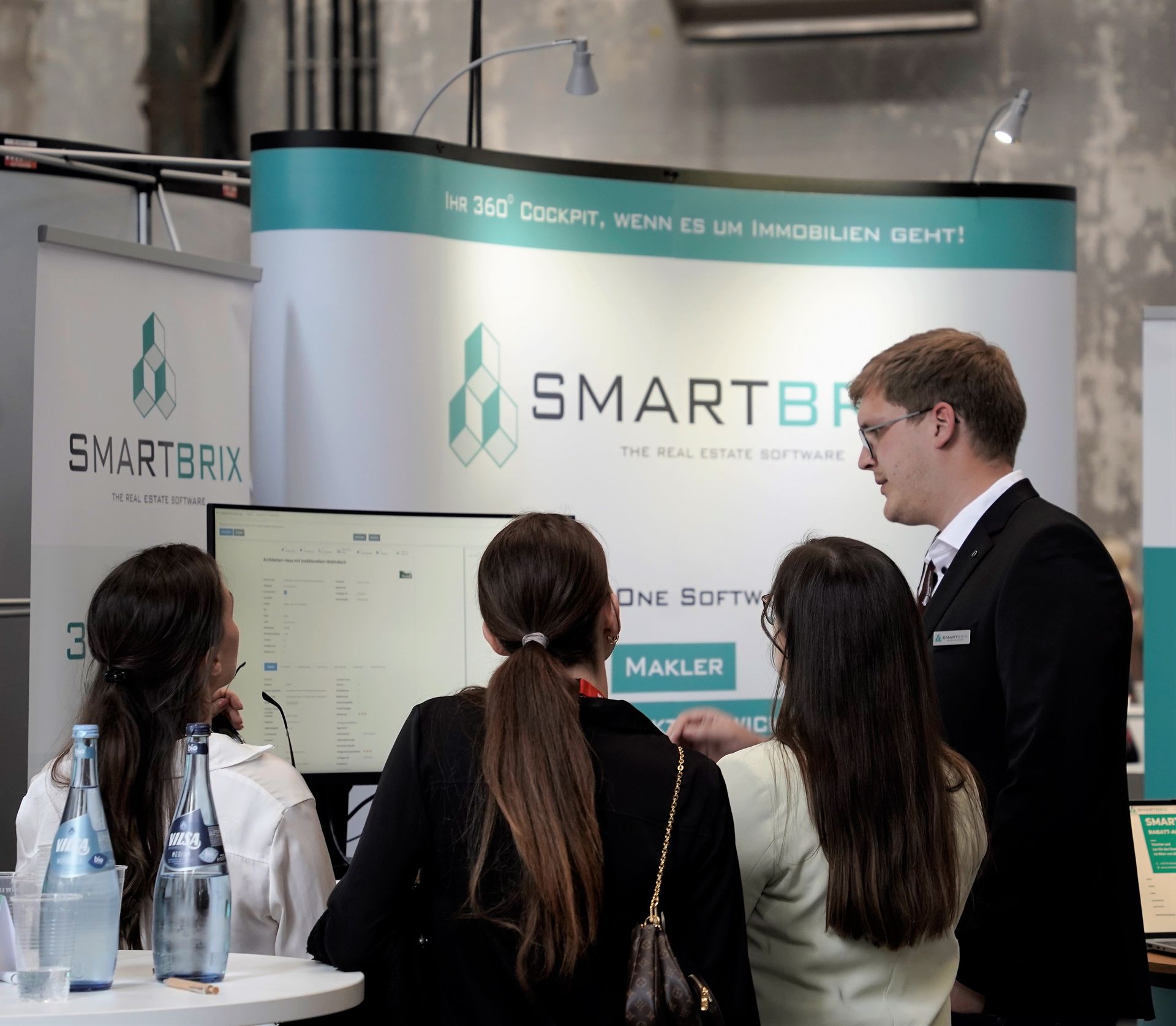 Beratung am Smartbrix Stand